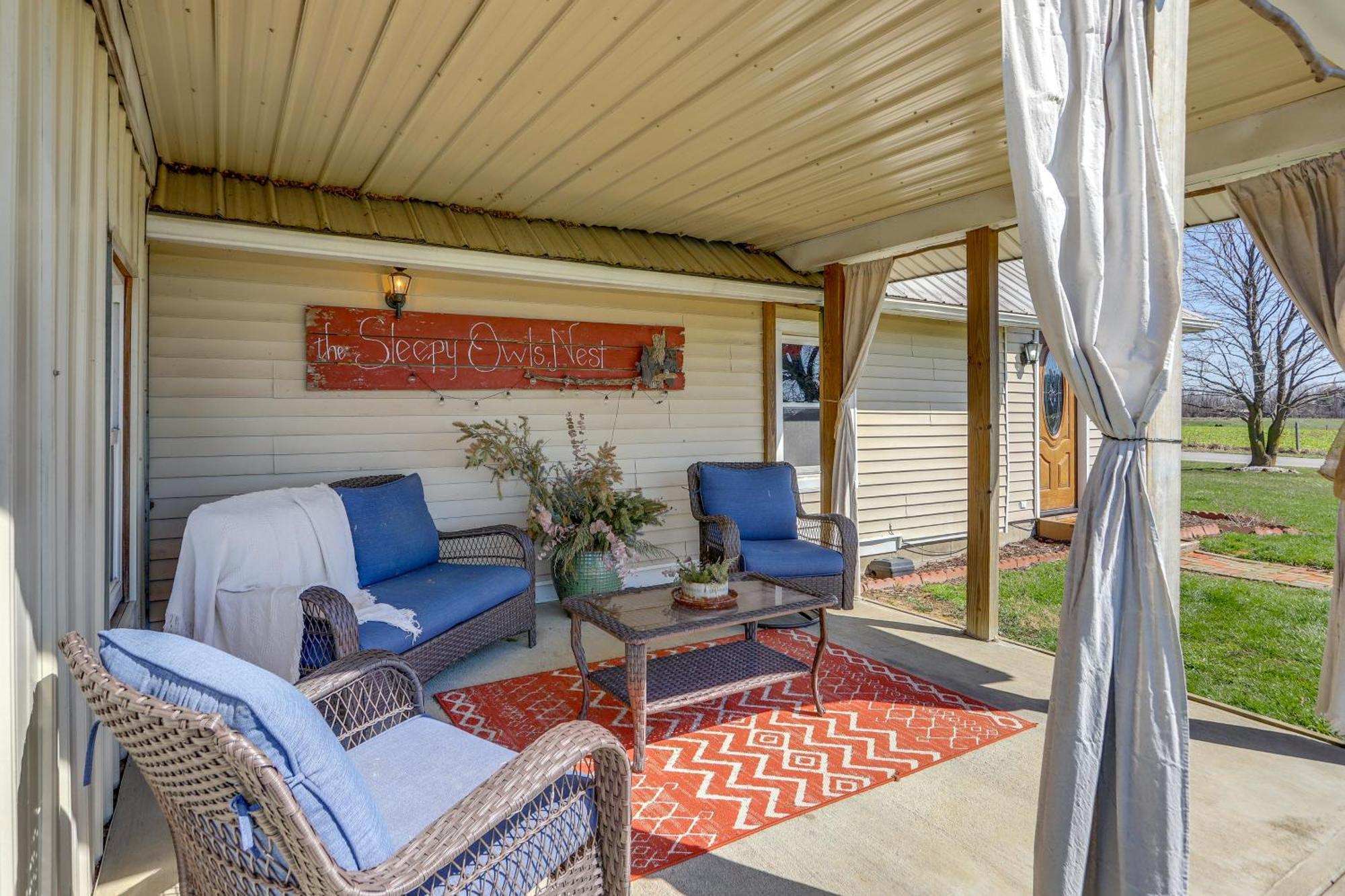 Quiet Shiloh Retreat With Spacious Yard And Fireplace! ภายนอก รูปภาพ