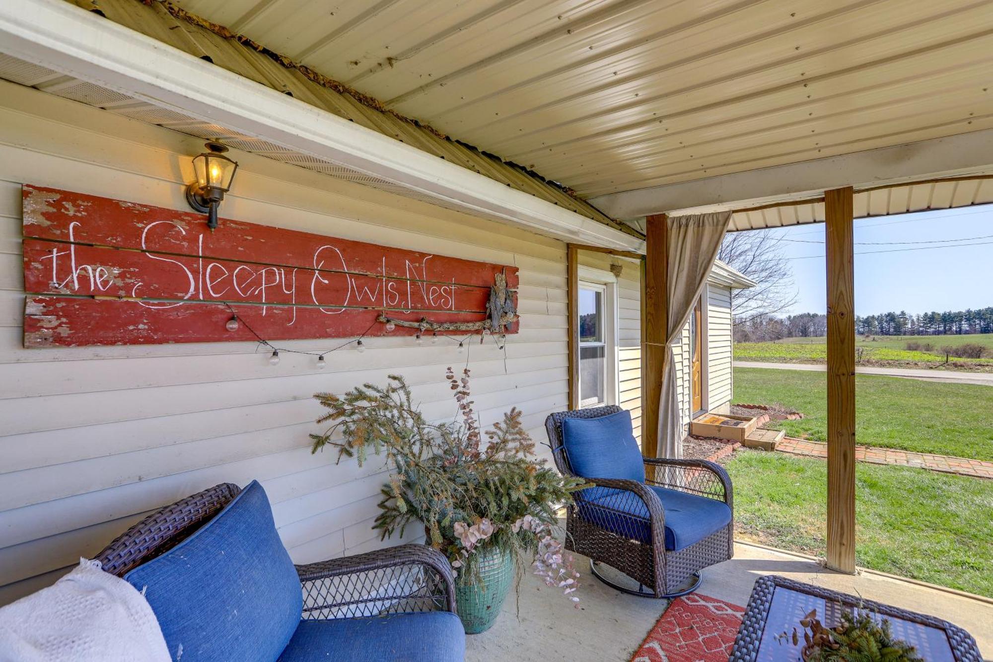 Quiet Shiloh Retreat With Spacious Yard And Fireplace! ภายนอก รูปภาพ